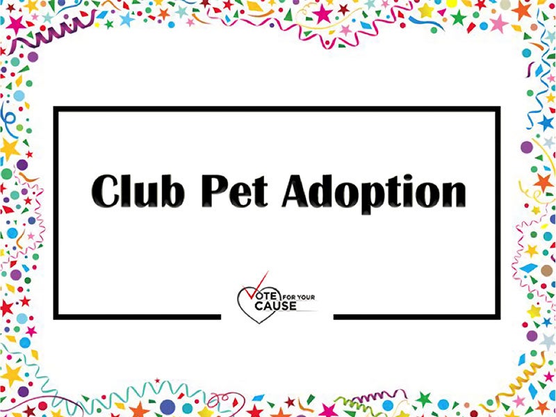 Club Pet Adoption Logo